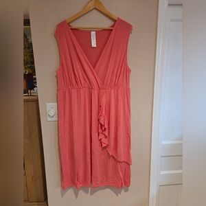 Avon Asymmetrical Coral Dress